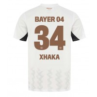 Fotballdrakt Herre Bayer Leverkusen Granit Xhaka #34 Bortedrakt 2024-25 Kortermet